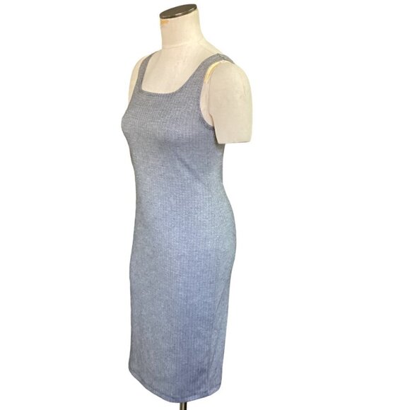 Popular Basics Sheath Tank Dress Jrs L Herrinbbone #116K - Picture 3 of 7